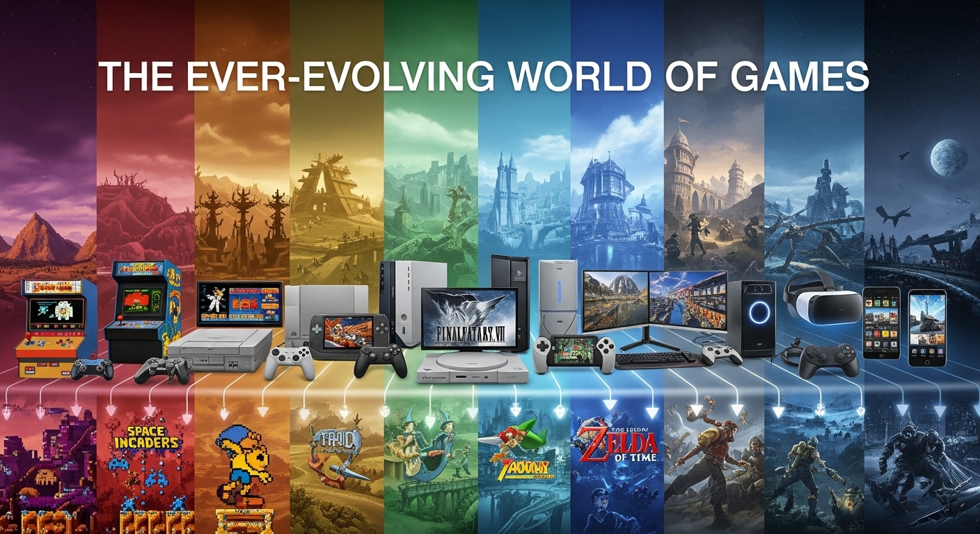 The World of Games: From Ancient Play to Digital Frontiers